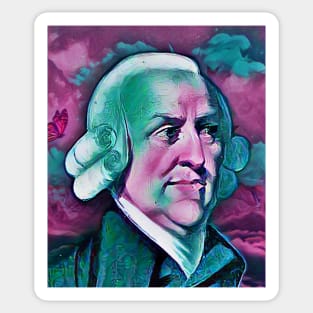 Adam Smith Portrait | Adam Smith Artwork 5 Sticker